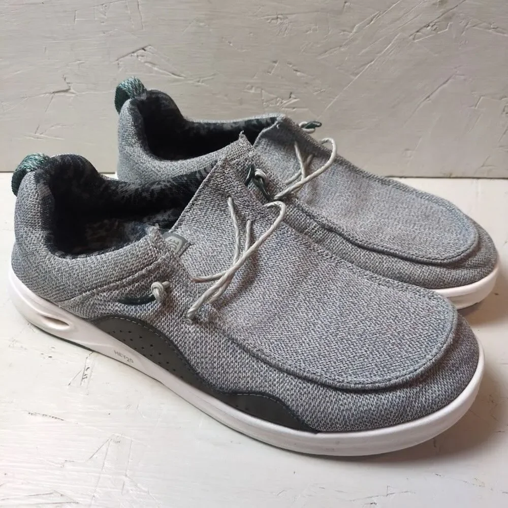 Hey Dude Men's 9 Wally HEY2O Mesh Monument Grey Dawn Blue Slip On Comfort